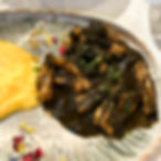 Seppie alla veneziana con polenta
