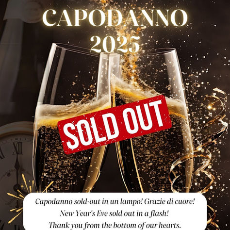 SOLD OUT! Our New Year's Eve Gala Dinner is full! 🥂🎉
