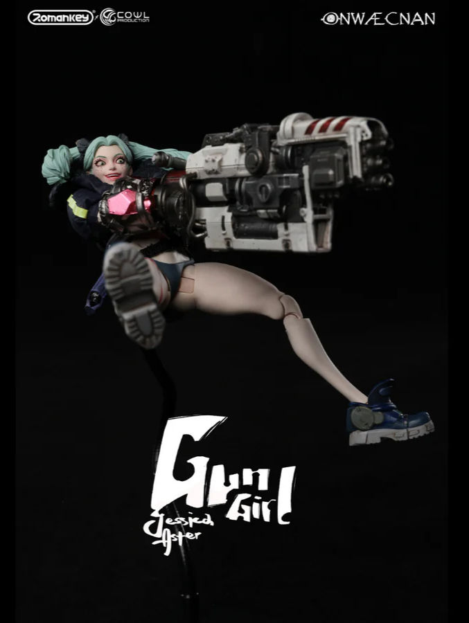Thumbnail: Cyberpunk: Edgerunners - Romankey X Cowl Gun Girl Jessica Aster 1/12 Figure