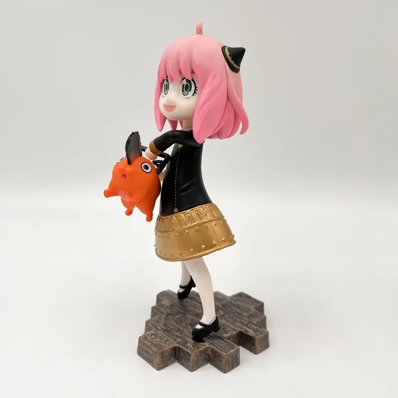 Thumbnail: Spy x Family/Chainsaw Man - DKS Style Anya & Pochita 17cm PVC Anime Figure