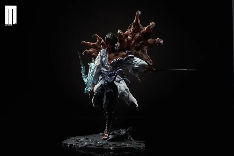 Thumbnail: Naruto: Shippuden - Iron Curtain Studio Sasuke Uchiha 30cm GK Anime Figure