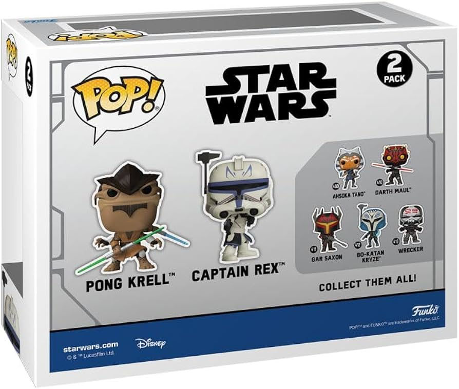 Thumbnail: Star Wars - Funko Pong Krell VS. Captain Rex 2 Pack Pop! Vinyl Figure