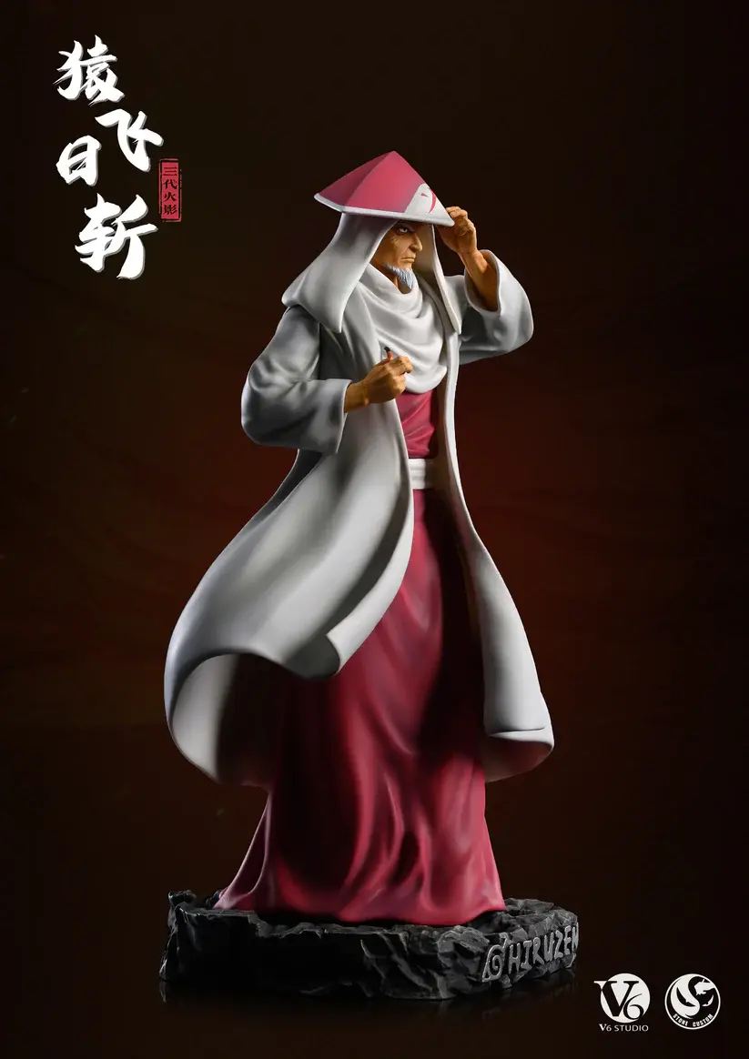 Thumbnail: Naruto Shippuden - V6 x Stone Custom Studio Hokage Series Hiruzen 1/8 GK Figure