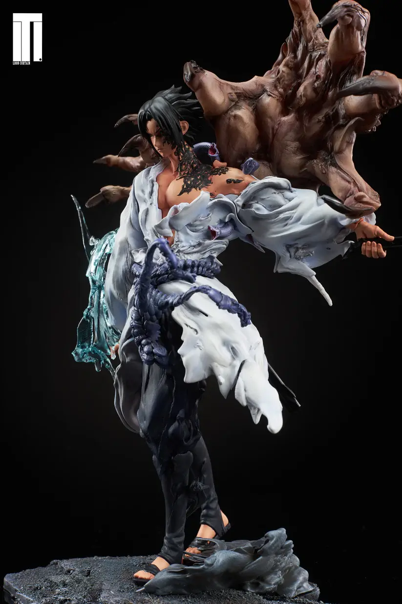 Thumbnail: Naruto: Shippuden - Iron Curtain Studio Sasuke Uchiha 30cm GK Anime Figure