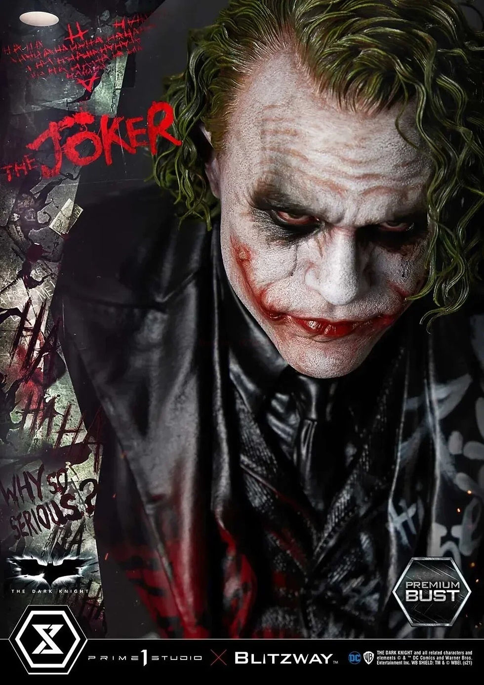 Thumbnail: DC Batman - Prime 1 Studio, Blitzway The Dark Knight The Joker 1/3 PVC Bust