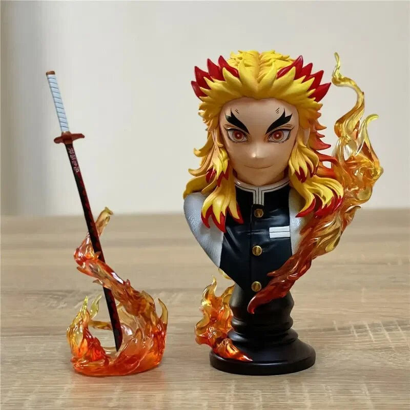 Thumbnail: Demon Slayer - Kyoujurou Rengoku & Nichirin Sword 15cm PVC Anime Bust