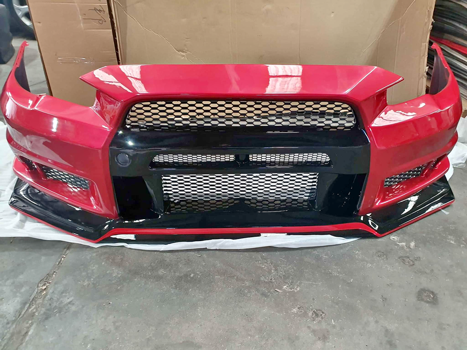 Thumbnail: Mitsubishi Lancer/Evo X 07-17 - Varis V2 Style Front Bumper