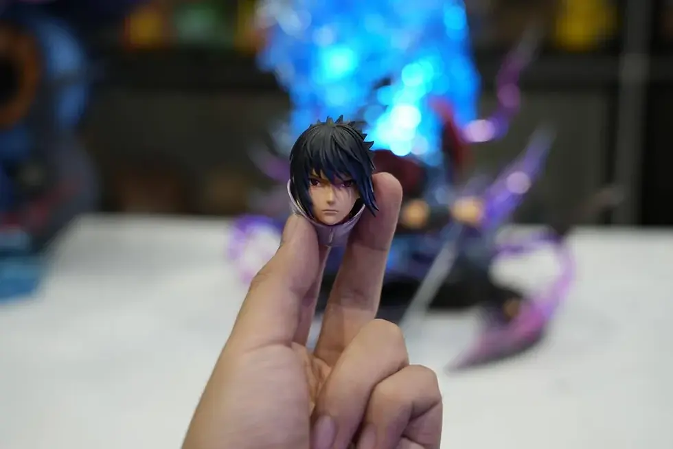Thumbnail: Naruto Shippuden - MuYe Studio Sasuke Uchiha Akatsuki 1/6 GK Anime Figure