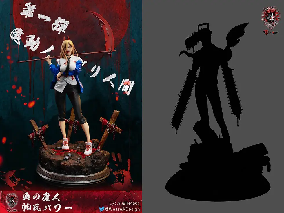 Thumbnail: Chainsaw Man - Weare A Design Studio Blood Devil, Power 1/6 GK Figure
