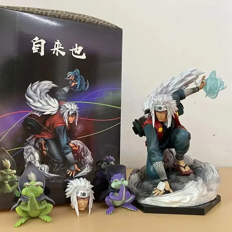 Thumbnail: Naruto Shippuden - Jiraiya, Fukasaku and Shima 19cm PVC Anime Figure