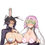 Thumbnail: Demon Slayer - Shinobu Bunny & Mitsuri Topless 18+ Anime Sticker