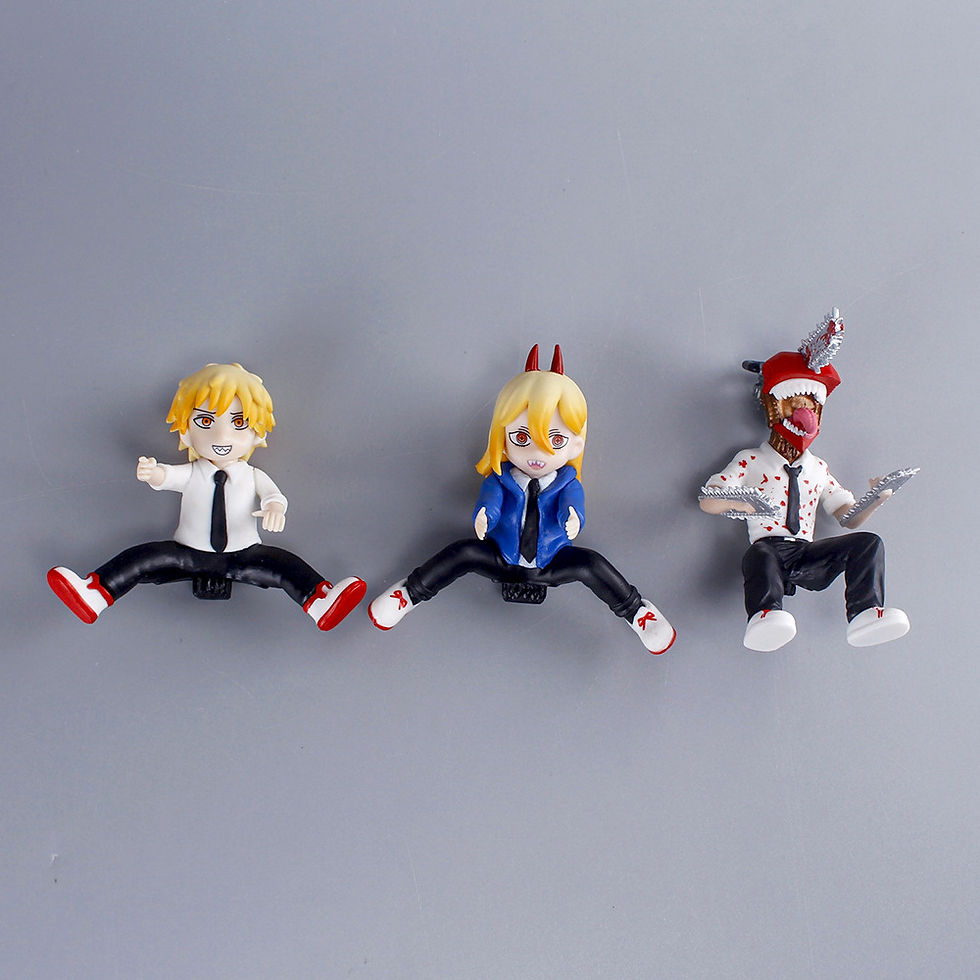 Thumbnail: Chainsaw Man - Denji, Power and Chainsaw Man Riding Pochita 20cm PVC Figure