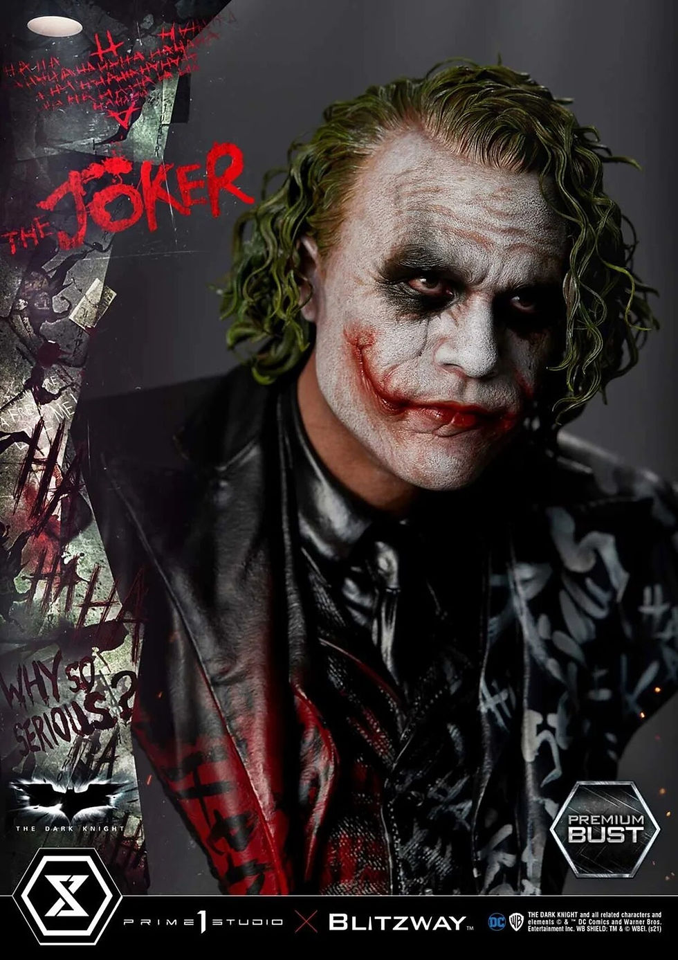 Thumbnail: DC Batman - Prime 1 Studio, Blitzway The Dark Knight The Joker 1/3 PVC Bust