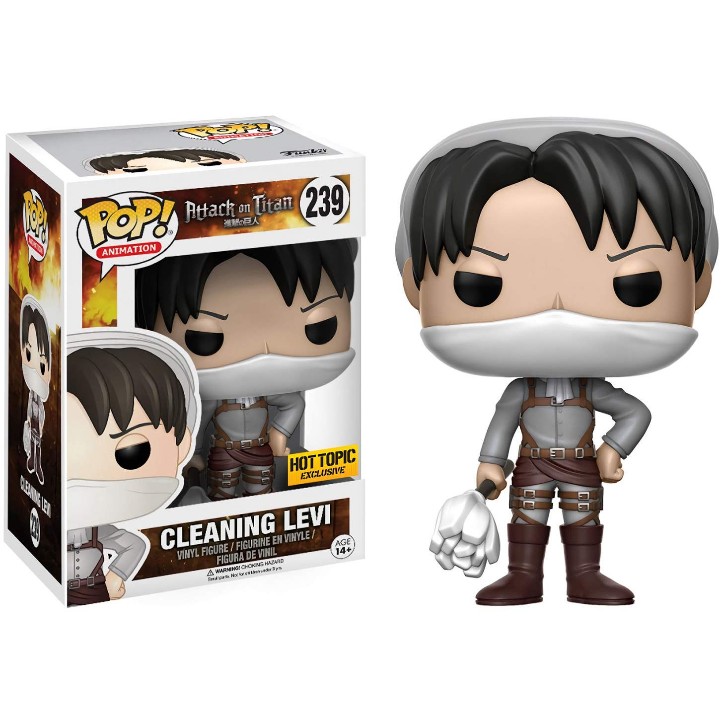 Attack on Titan - Cleaning Levi #239 Replica Pop! Vinyl Figure