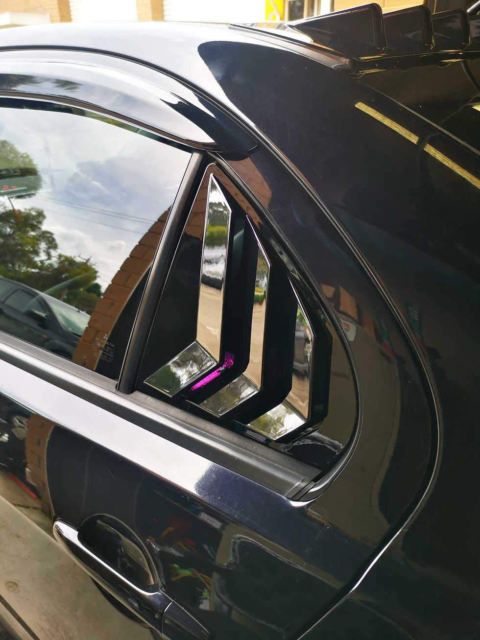 Thumbnail: Mitsubishi Lancer/Evo X 07-17 Rear Side Window Louvers