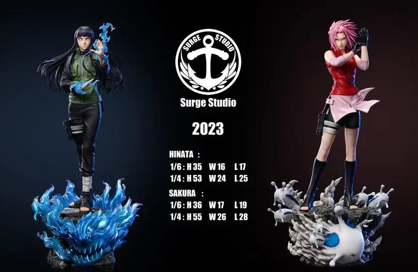 Thumbnail: Naruto Shippuden - Surge Studio Hinata Hyuga 1/4 & 1/6 GK Anime Figure