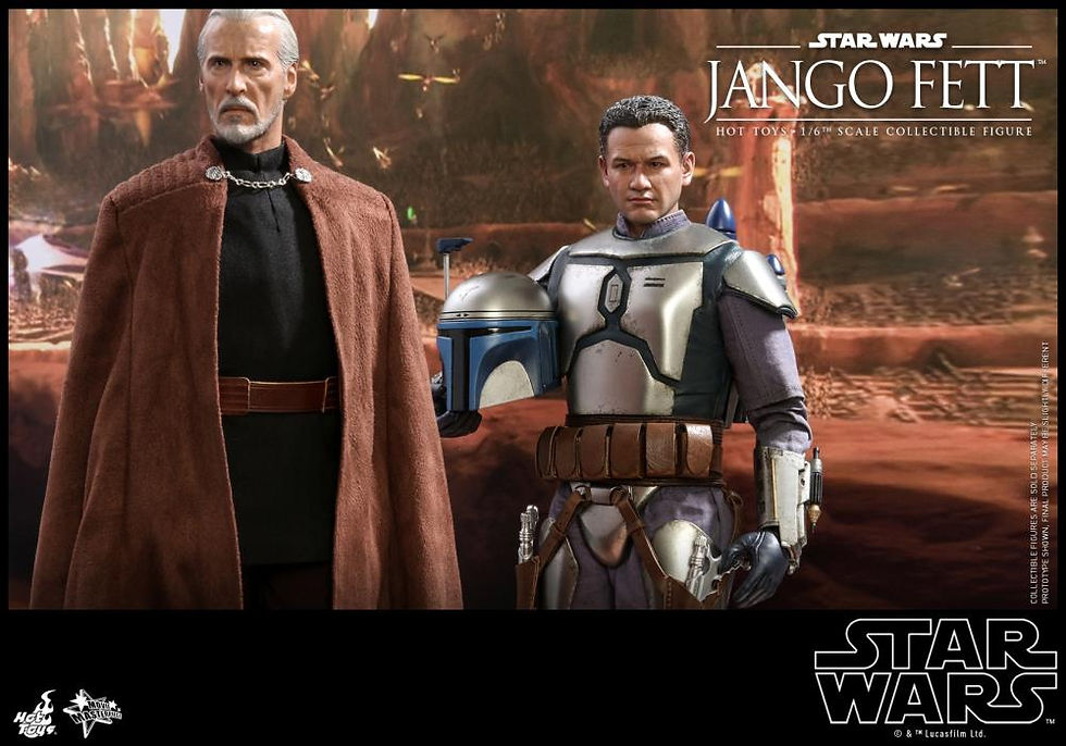 Thumbnail: Star Wars: Attack of the Clones - Hot Toys MMS589 Jango Fett 1/6 Action Figure