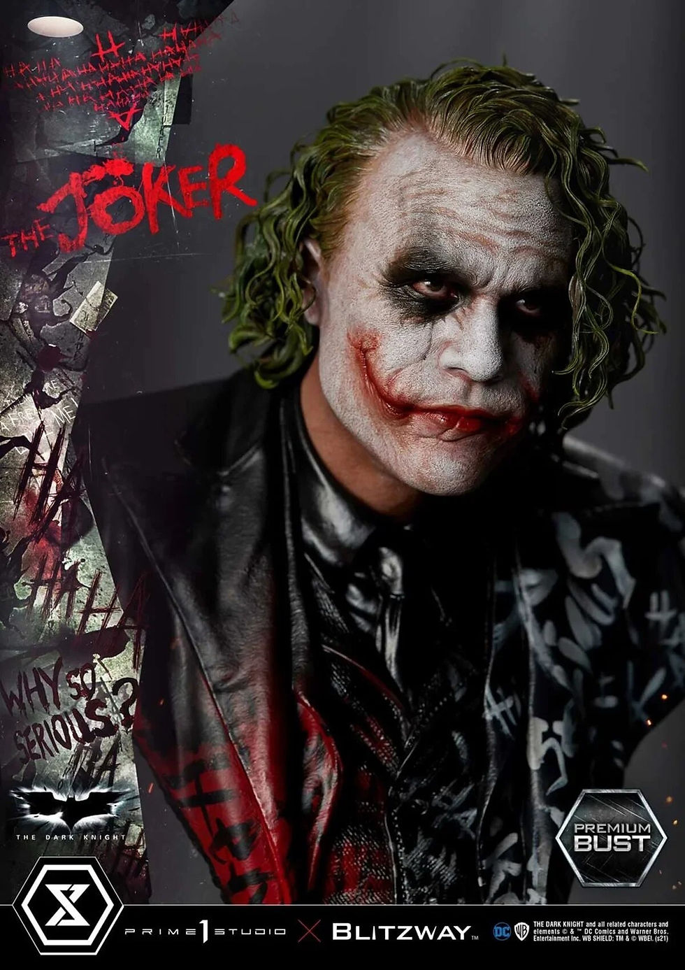Thumbnail: DC Batman - Prime 1 Studio, Blitzway The Dark Knight The Joker 1/3 PVC Bust