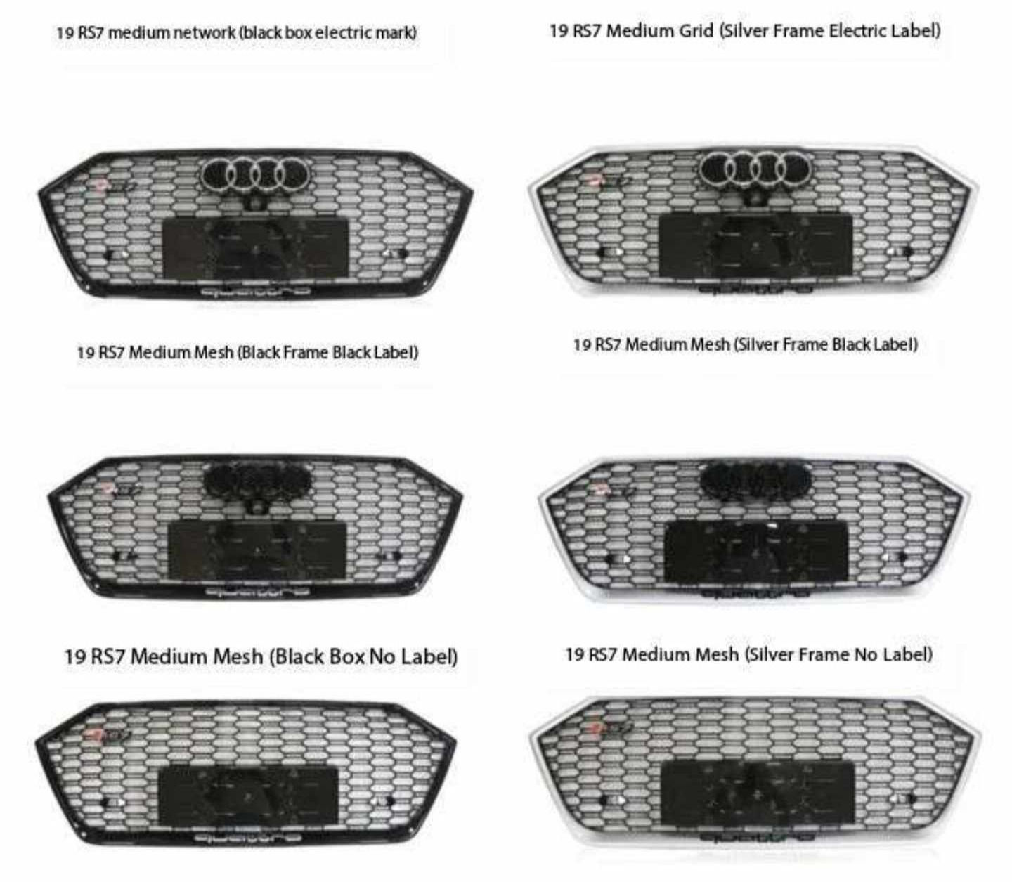Audi A7/S7/RS7 19-23 - RS7 Style Front Grille
