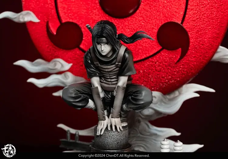 Thumbnail: Naruto Shippuden - Shi Nian Bai Ren Studio Itachi Uchiha Anbu 33cm GK LED Figure