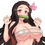 Thumbnail: Demon Slayer - Nezuko Strap 18+ Anime Sticker