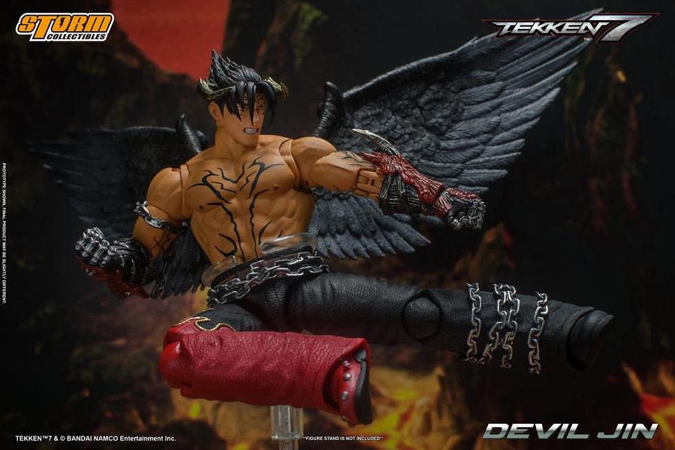Thumbnail: Tekken 7 - Storm Collectibles Devil Jin 1/12 Gaming Action Figure