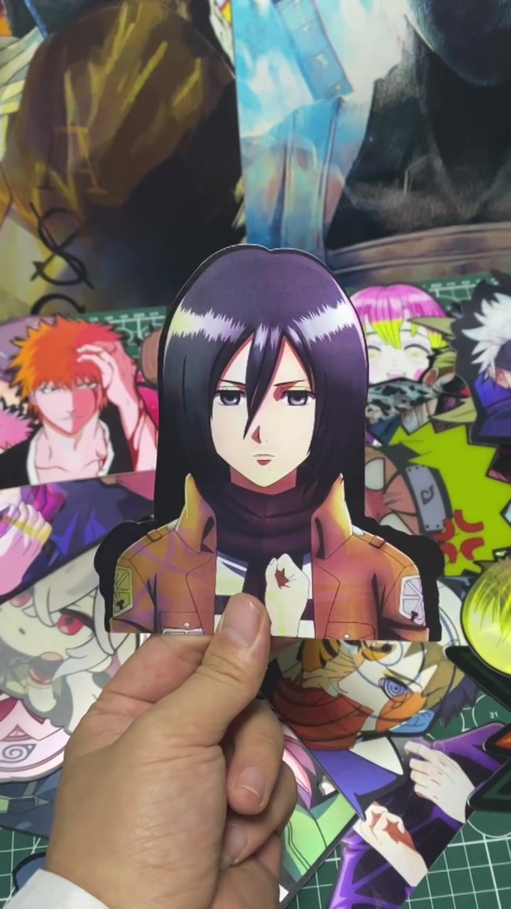 Thumbnail: Attack on Titan - Mikasa Ackerman Then & Now 3D Motion Anime Sticker