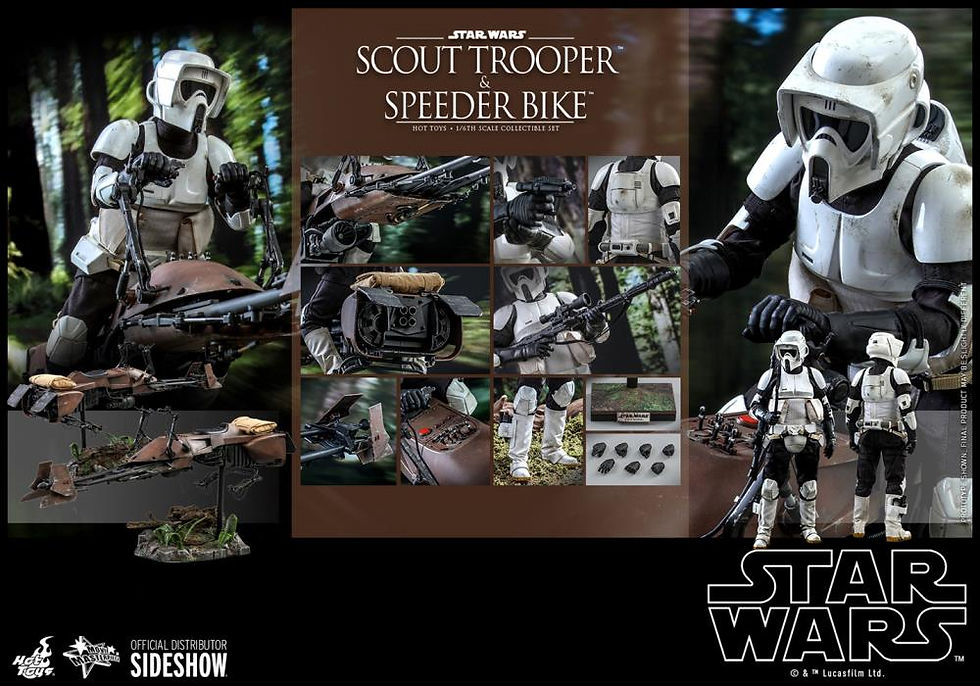 Thumbnail: Star Wars - Hot Toys MMS611/MMS612 Scout Trooper 1/6 Action Figure