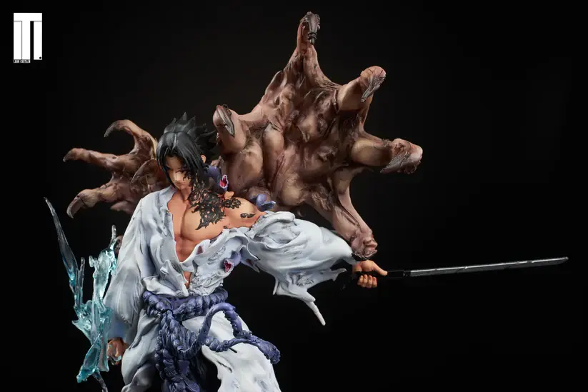 Thumbnail: Naruto: Shippuden - Iron Curtain Studio Sasuke Uchiha 30cm GK Anime Figure