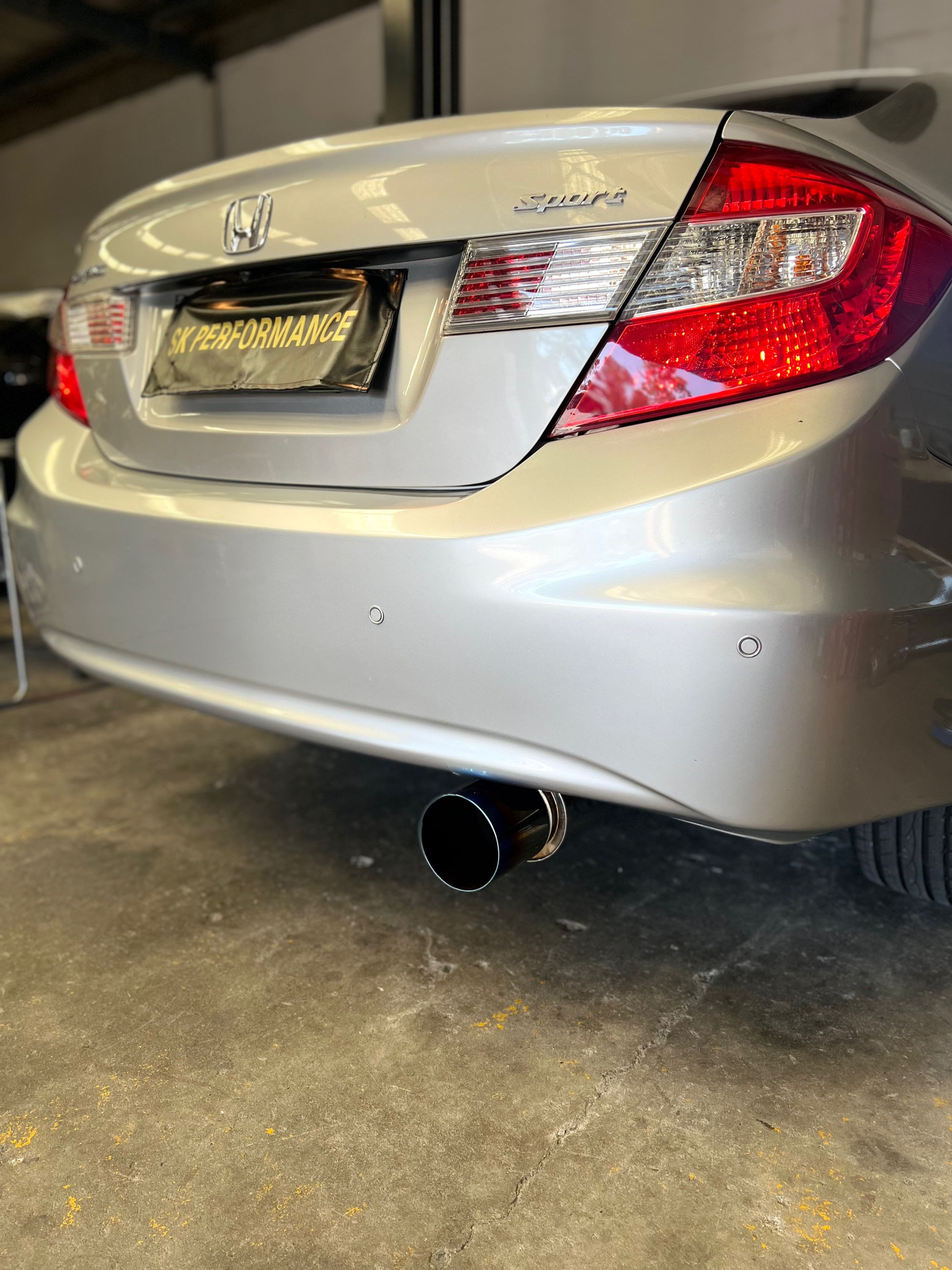 Honda Civic 12-15 Single Axleback Canon Exhaust*