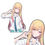Thumbnail: My Dress-Up Darling - Marin Kitagawa Peace Sign Anime Sticker