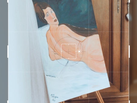 Étude nude a la Modigliani