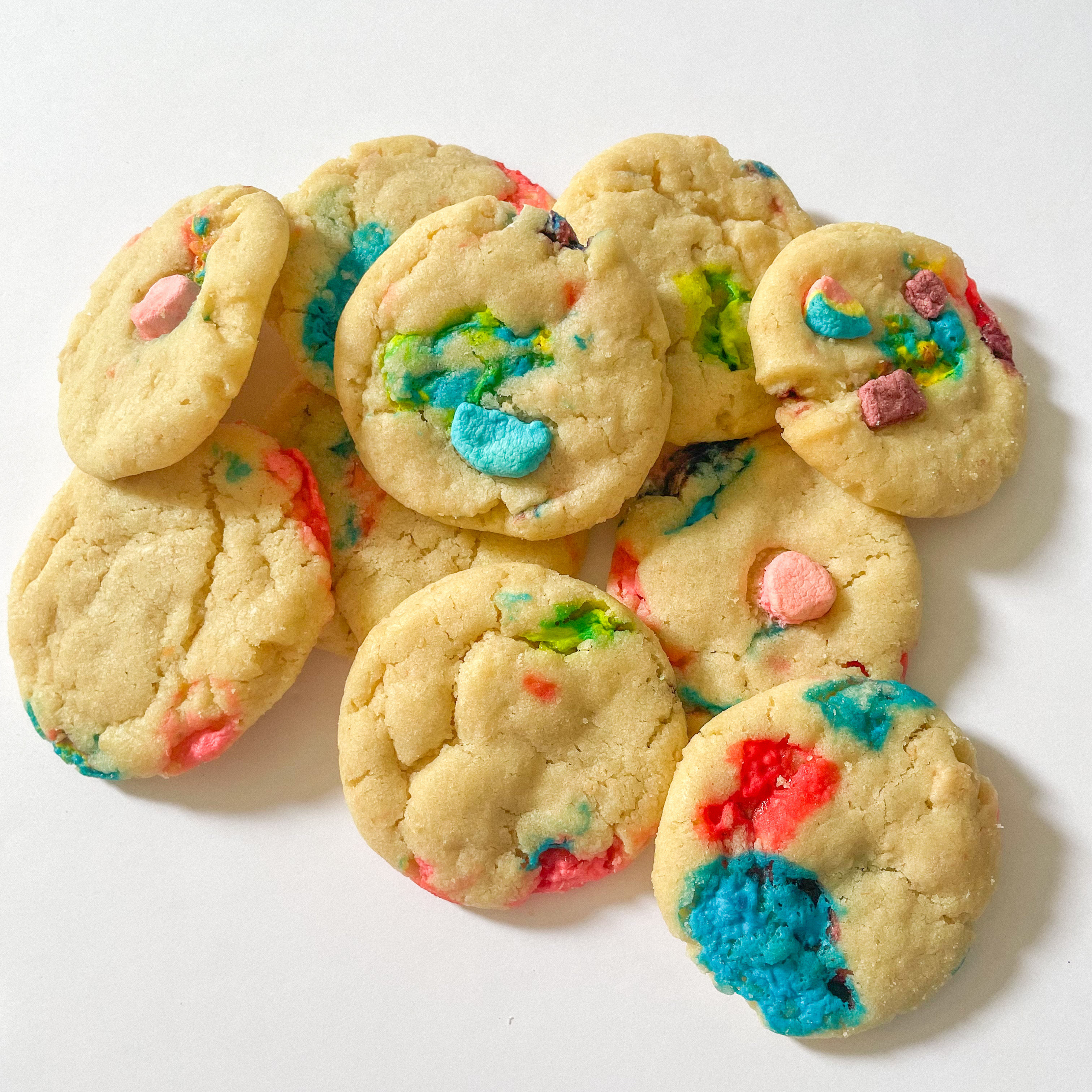 Lucky Charms Drop Cookies