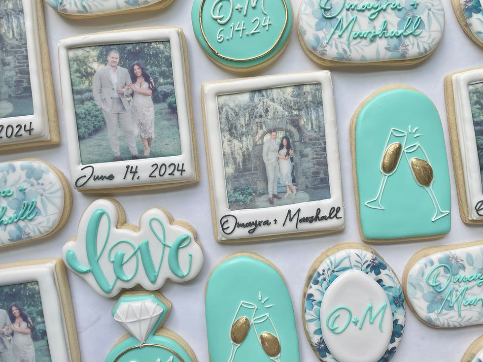 Miniatura: Polaroid Bridal Cookies