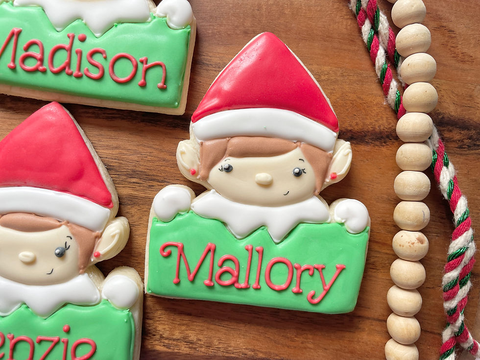 Thumbnail: Elf Plaque Cookie