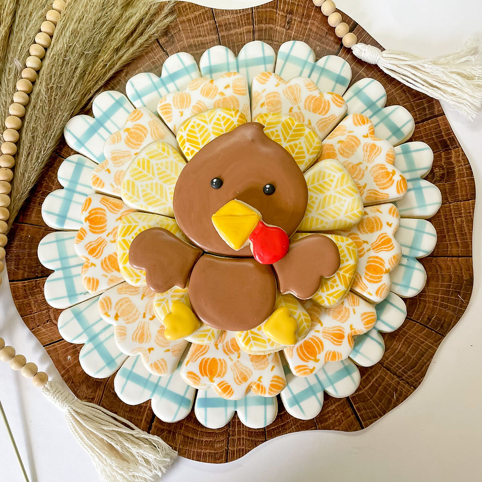 Miniatura: Turkey Cookie Platter