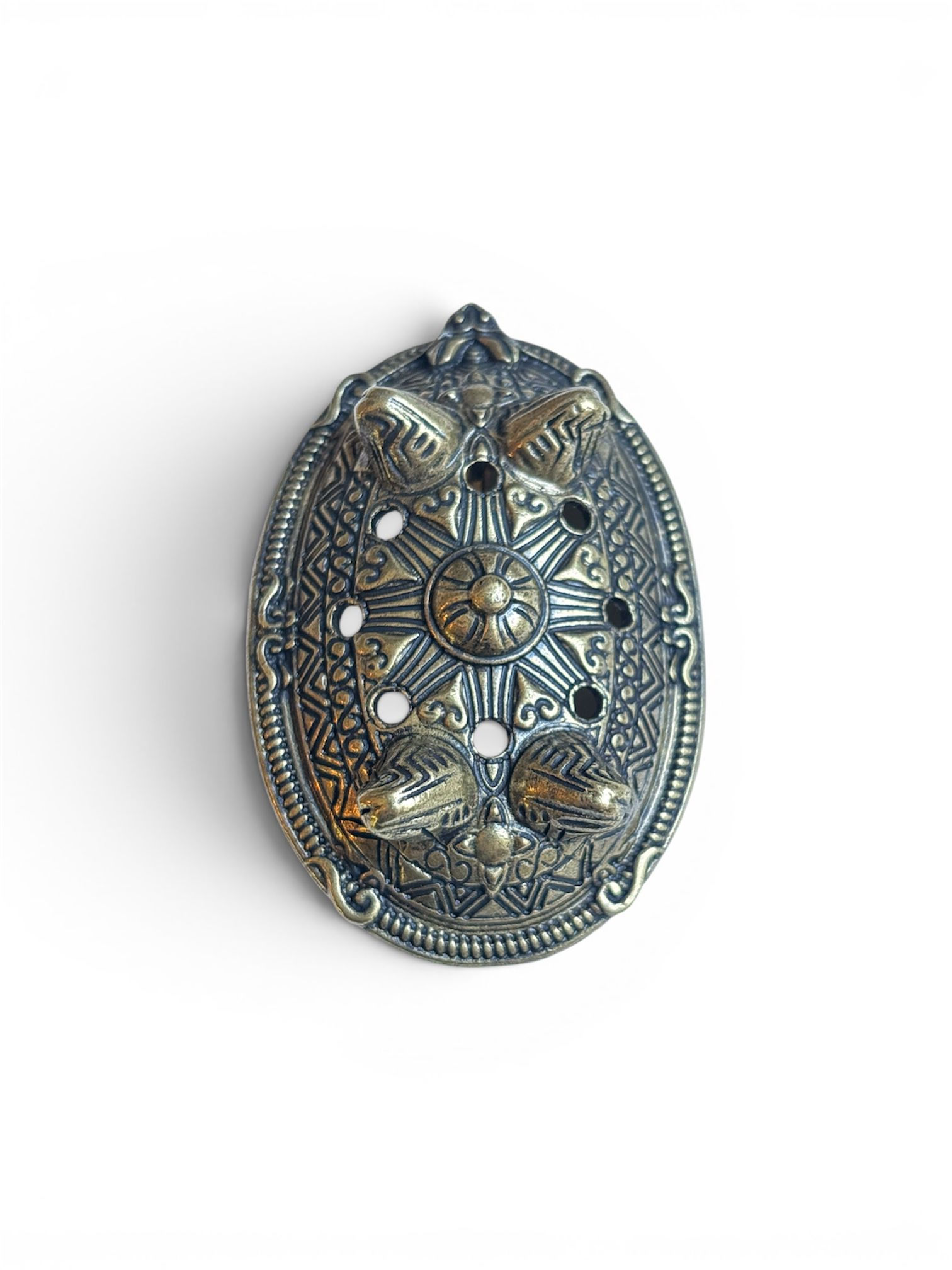 Petite Broche tortue Birka / Fibule viking