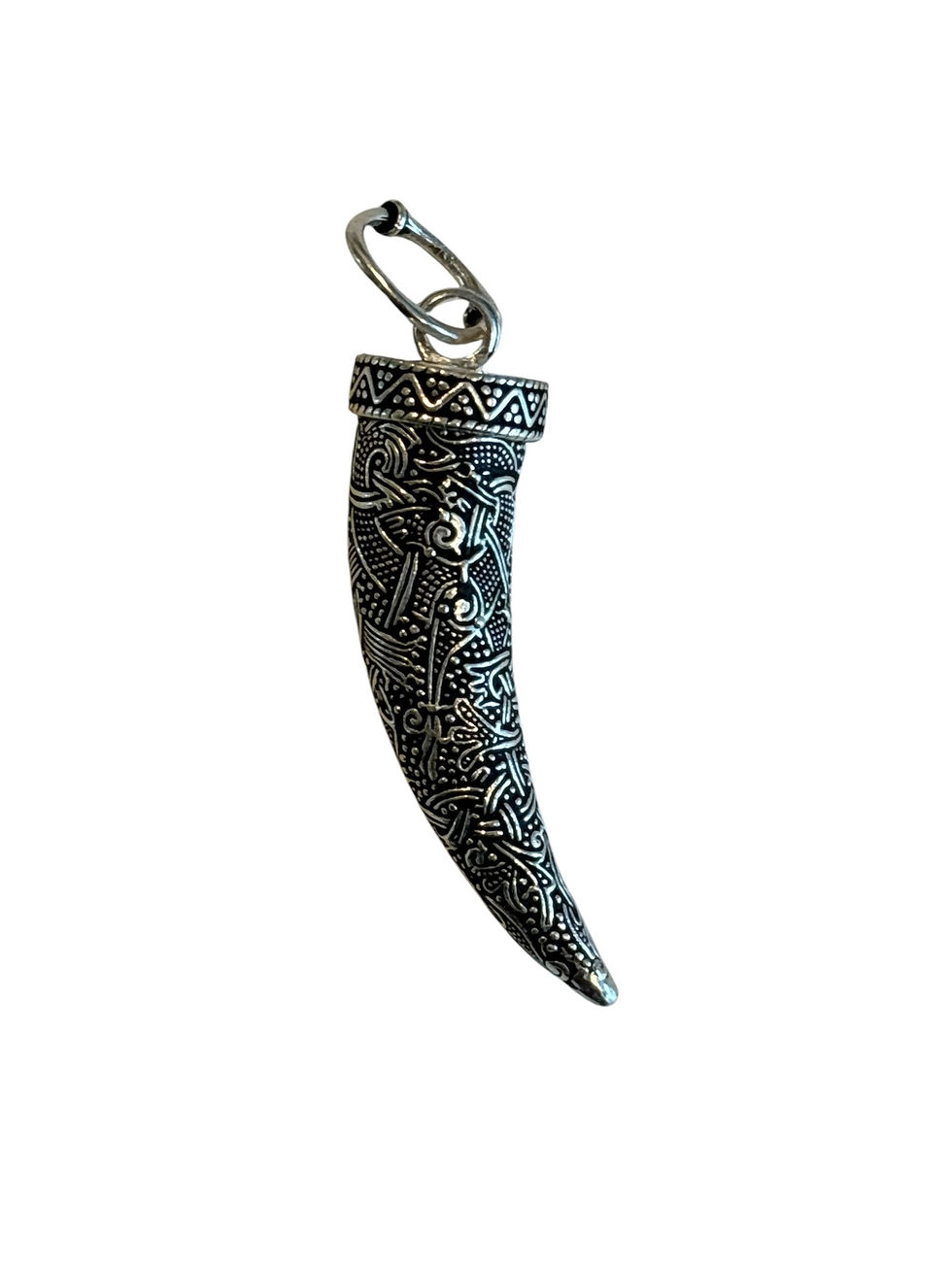 Pendentif viking dent de Fenrir