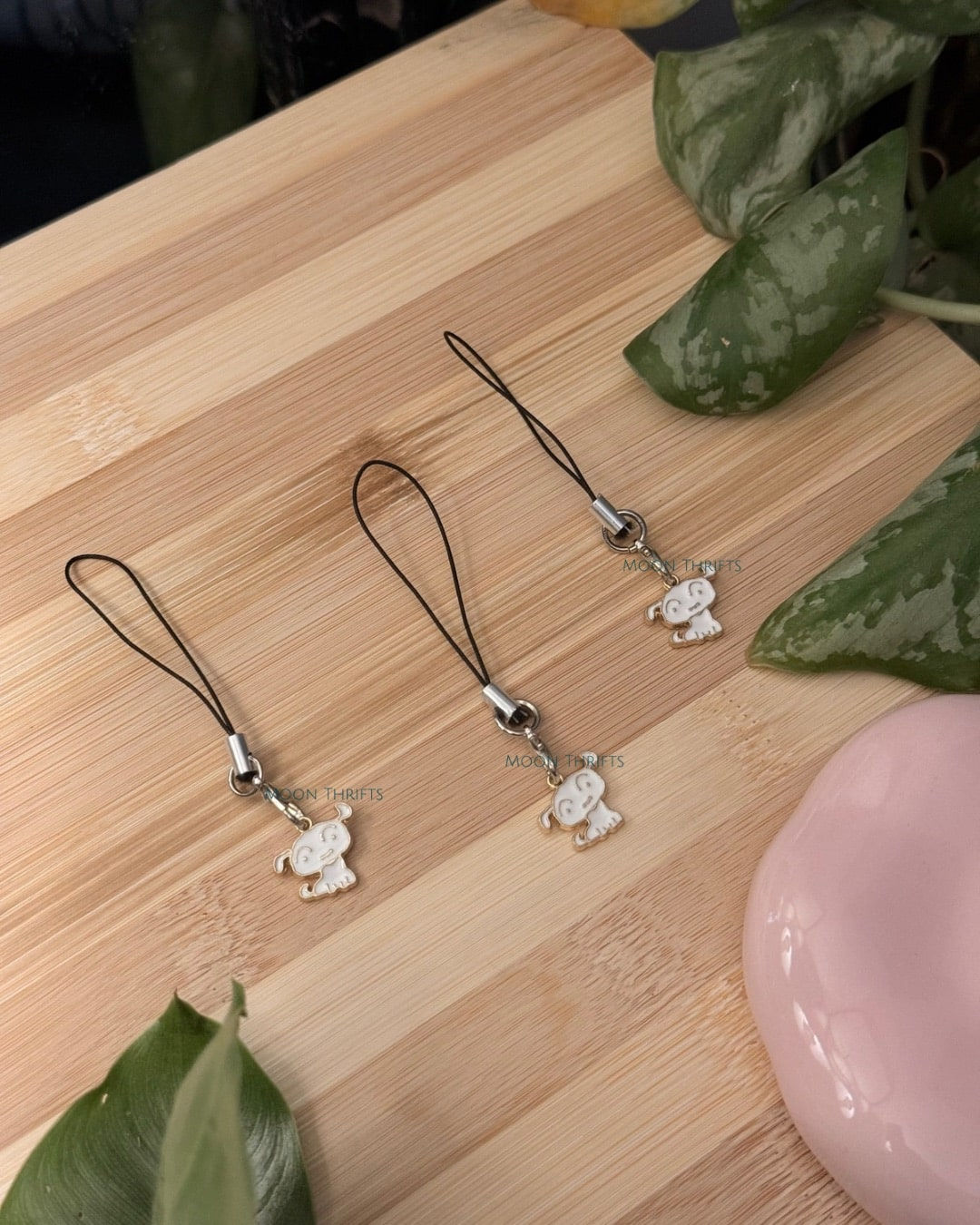 Shiro from Shinchan Enamel Phone Charm/Keychain