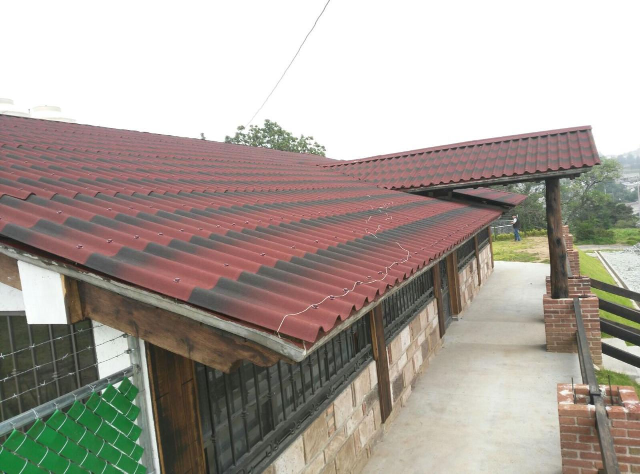 LAMINA ONDULINE TILE ROJA  3D