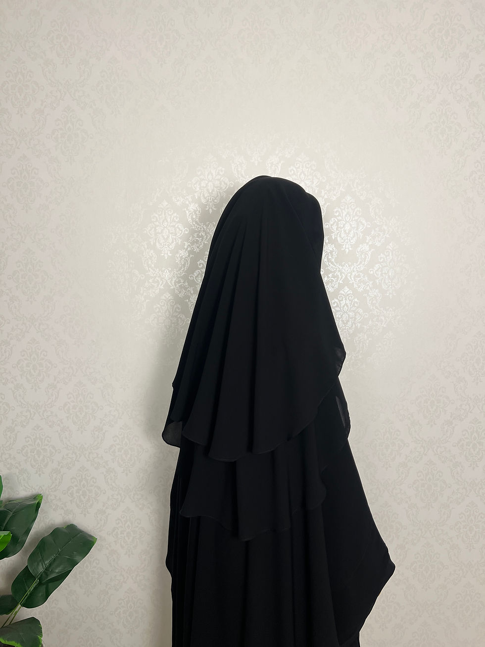Thumbnail: Three Layer Niqab | Medium | Black