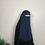 Thumbnail: One Layer Niqab | Nose string | Navy