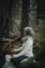 Meditation och närvaro i naturen.