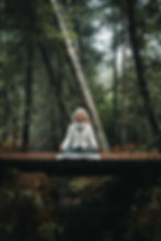 Meditation och närvaro i naturen.