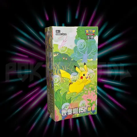 collect 151 booster box Pokémon TCG CN: Collect 151 Journey SLIM Booster Box – Tofu's Trading main image 1