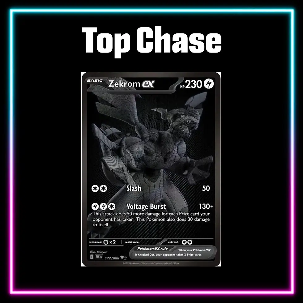 Thumbnail: Pokemon - Black Bolt - Master Set Checklist - Vinyl Sticker Kit - A4