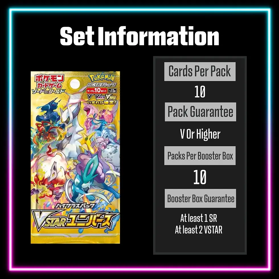 Thumbnail: Pokemon - Sword & Shield - VSTAR Universe - s12a - Japanese Booster Box