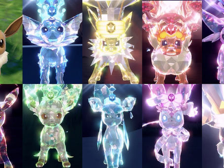 Terastal Festival Set to Feature Eeveelutions, Releasing in December!