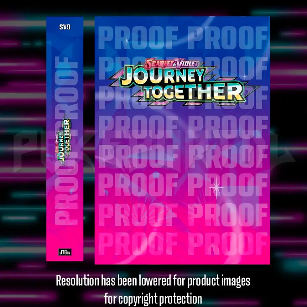 Thumbnail: Pokemon - Journey Together - Master Set Checklist - Vinyl Sticker Kit - A4