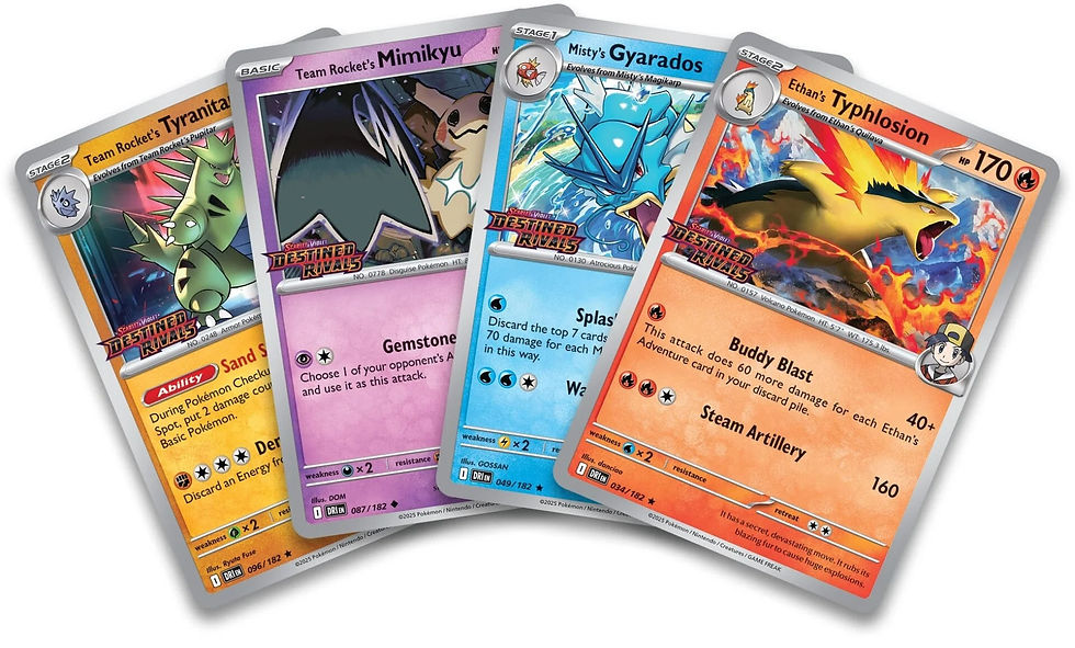 destined rivals team rocket pokemon